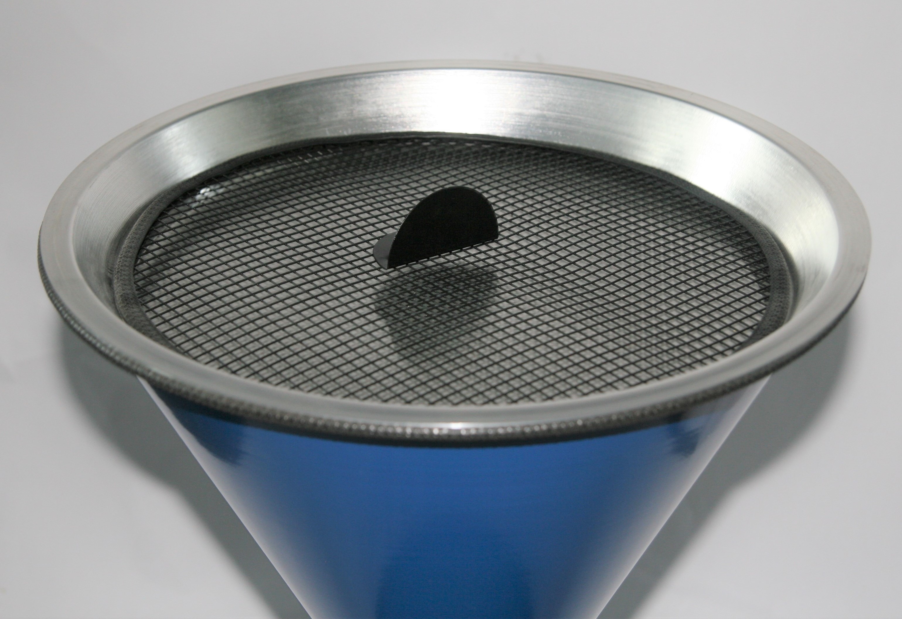 Stand Aschenbecher Diabolo 71x40cm blau inkl. 25 kg Quarzsand SZAGATO Aschenbecher groß Stand-Aschenbecher außen Aschenbecher stehend Aschenbecher