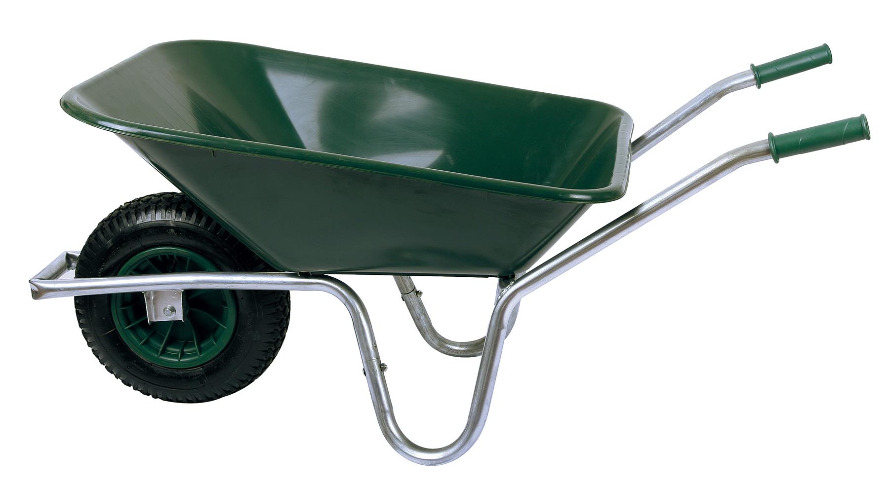 Schubkarre 250kg PROFI 85 ltr. PVC grün SZAGATO Bauschubkarre Gartenkarre Gartenschubkarre für Baustelle Schubkarren kaufen Schubkarre Pferdestall