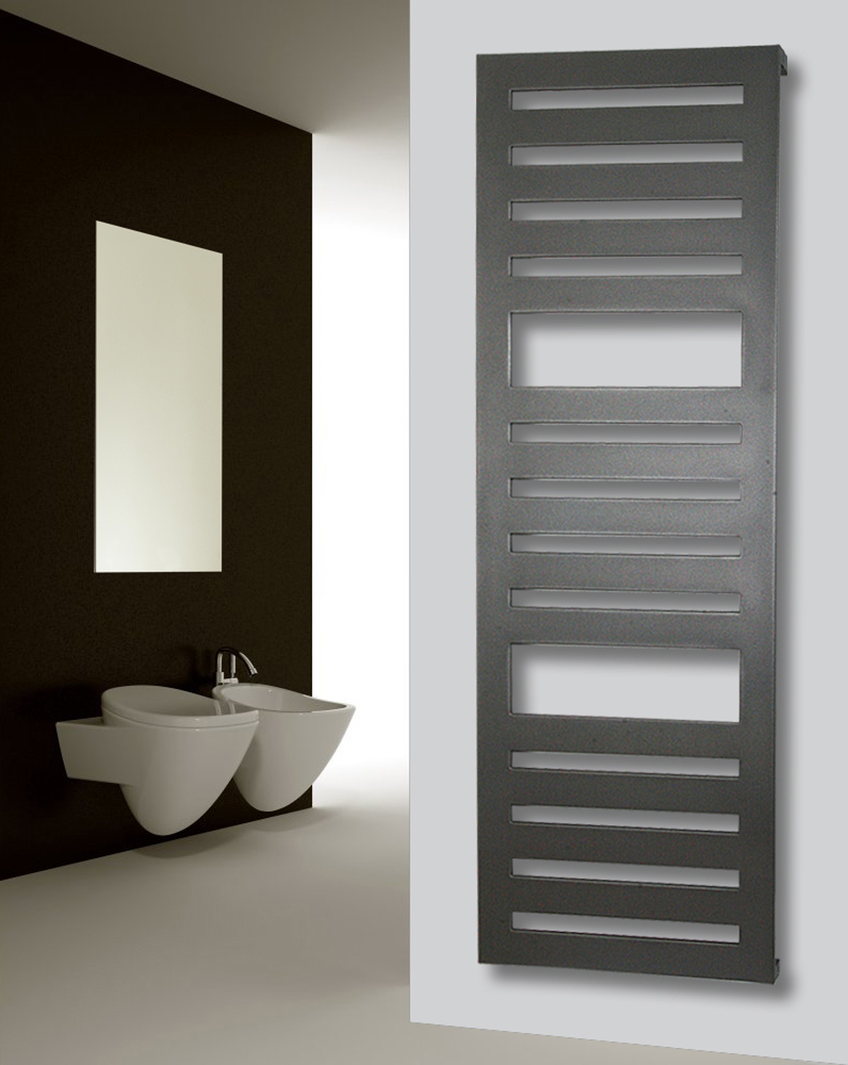 BADHEIZKÖRPER Design Zebra 3 175x60cm 1302 Watt anthrazit moonstone SZAGATO Designheizkörper Handtuchheizkörper mit Mittelanschluss Handtuchwärmer