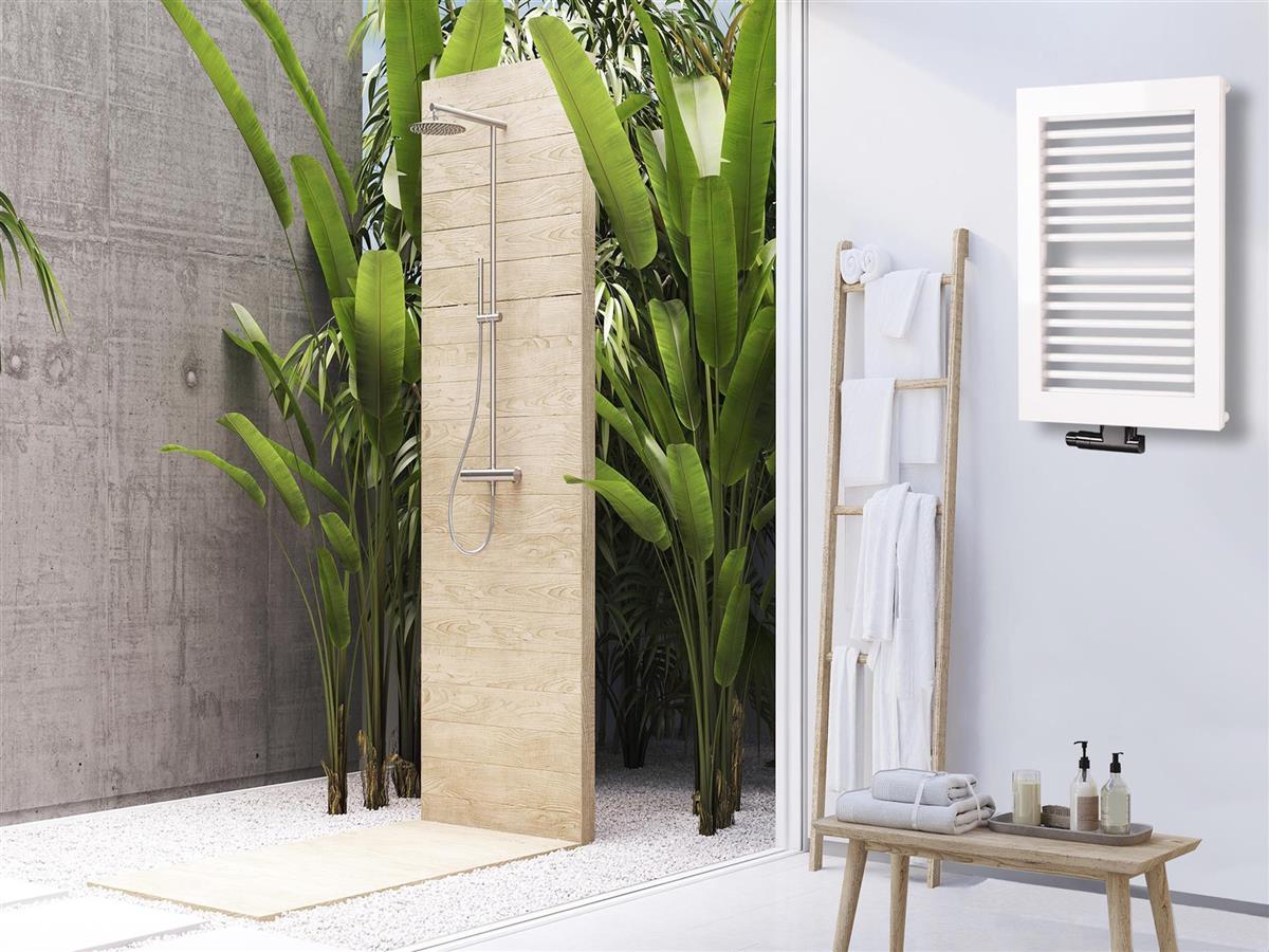 BADHEIZKÖRPER Design Window 1 77x60cm 590 Watt weiß SZAGATO Designheizkörper Handtuchheizkörper mit Mittelanschluss Handtuchwärmer