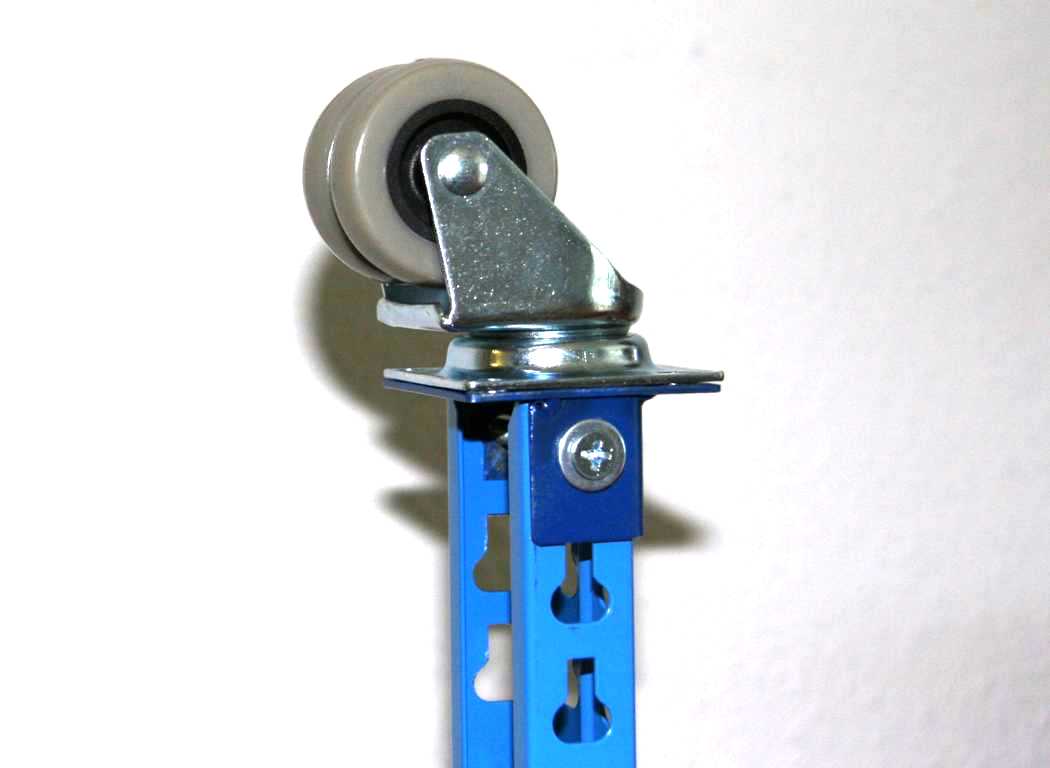 Transportwagen Rollregal 300kg HxLxB 180x100x60cm 5 Böden blau SZAGATO Büro Rollwagen Rollregal Archivregal mit Rollen Büroregal Bürowagen Aktenwagen