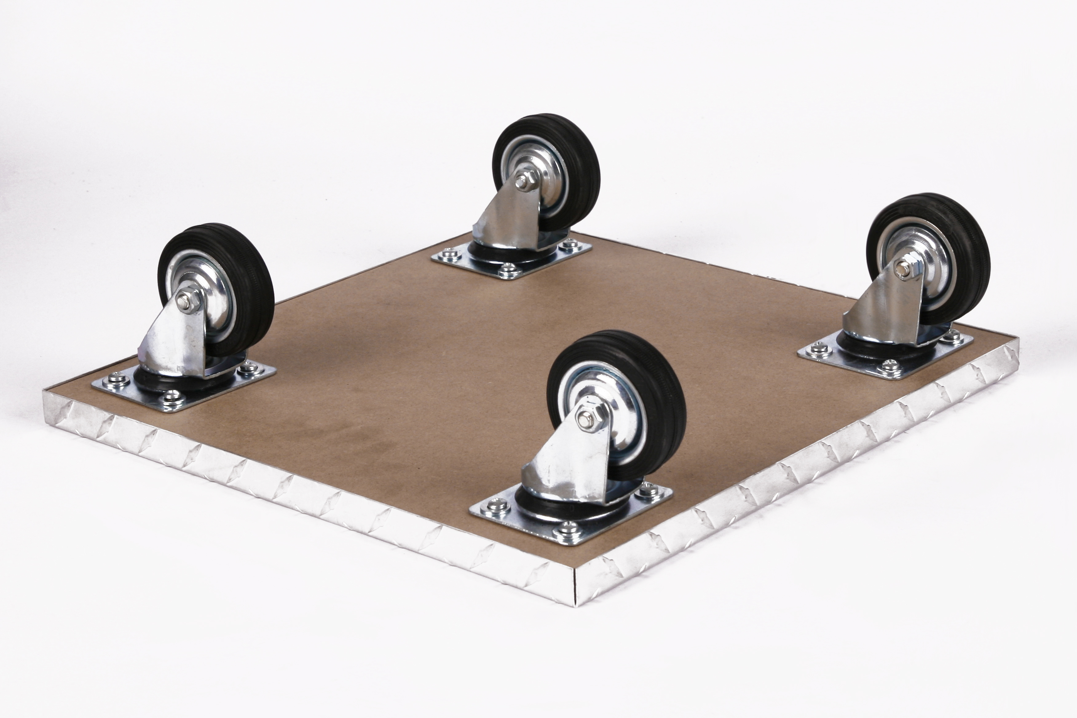 Rollbrett Pflanzenroller 30x30cm ALU 200kg große Rollen SZAGATO Made in Germany Blumenuntersetzer Möbelroller Outdoor Blumenroller Transportroller