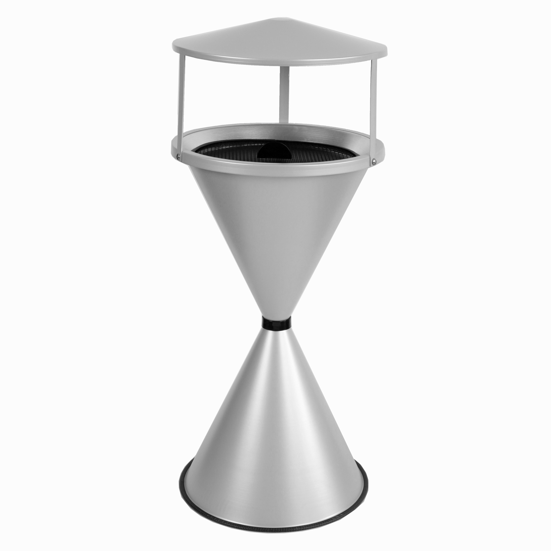 Standaschenbecher DIABOLA mit Dach (Alle Ausführungen) Standascher Stehascher Aschenbecher outdoor Ascher außen SZAGATO Aschenbecher groß Stand-Aschenbecher #1