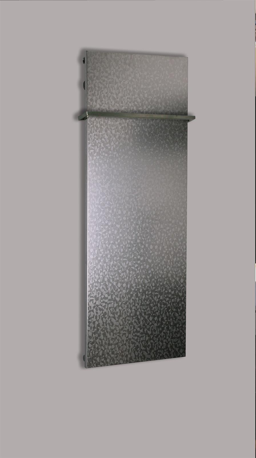 BADHEIZKÖRPER Design Austenit 2 120x47cm 799 Watt Edelstahl +1 Halter 15mm SZAGATO Designheizkörper Handtuchheizkörper Mittelanschluss Handtuchwärmer