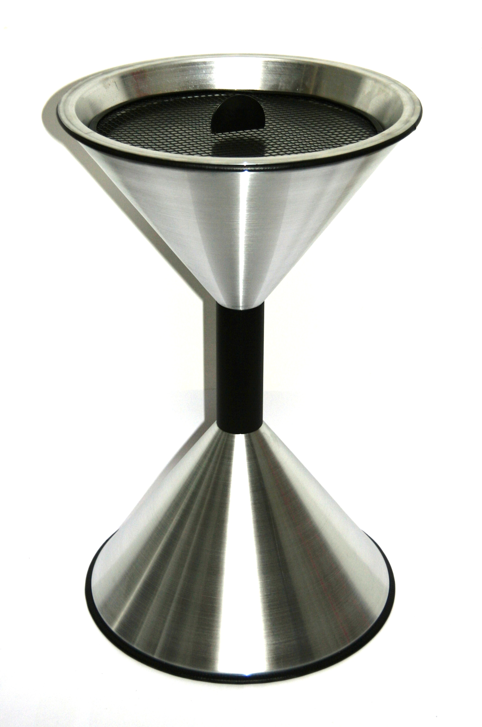 Stand Aschenbecher Edelstahl SZ 70x40cm SZAGATO Made in Germany Aschenbecher für draußen mit Deckel Standaschenbecher Stand Aschenbecher outdoor