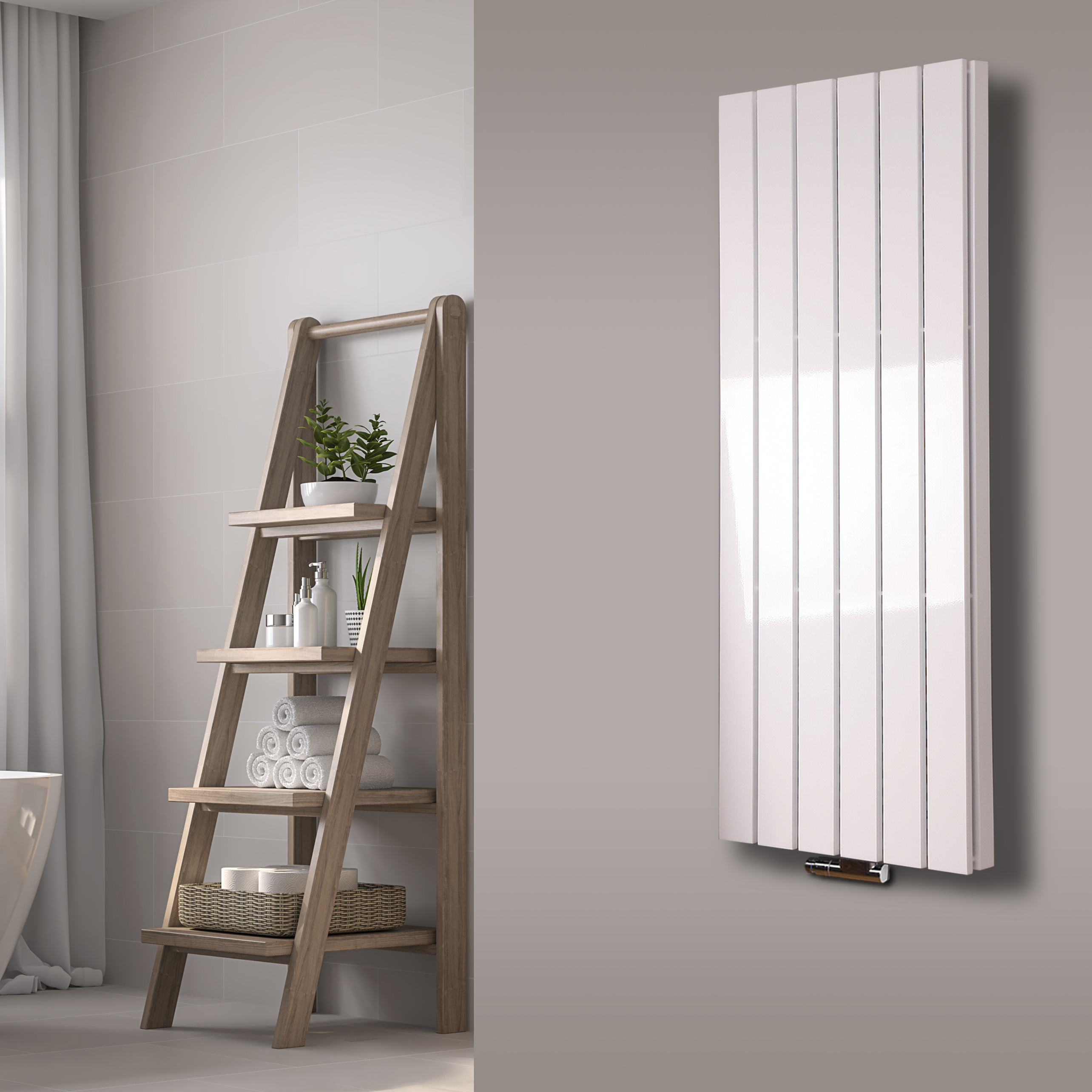 Badheizkörper Design Peking 5 (alle Ausführungen) SZAGATO Paneelheizkörper Designheizkörper Handtuchheizkörper mit Mittelanschluss Handtuchwärmer