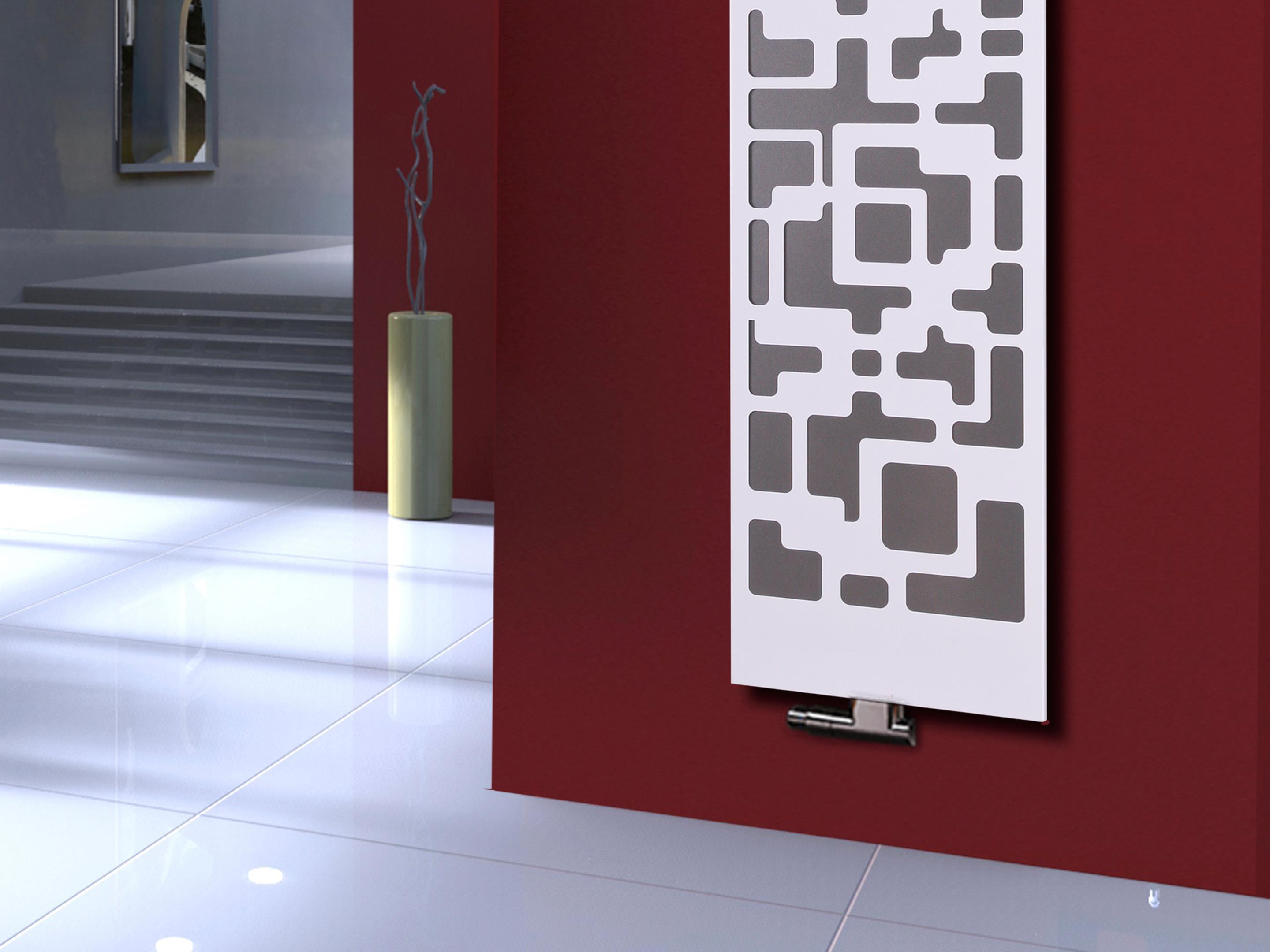 BADHEIZKÖRPER Design Downtown 3 180x47cm 1118 Watt weiß +2 Halter 15mm SZAGATO Designheizkörper Handtuchheizkörper mit Mittelanschluss Handtuchwärmer