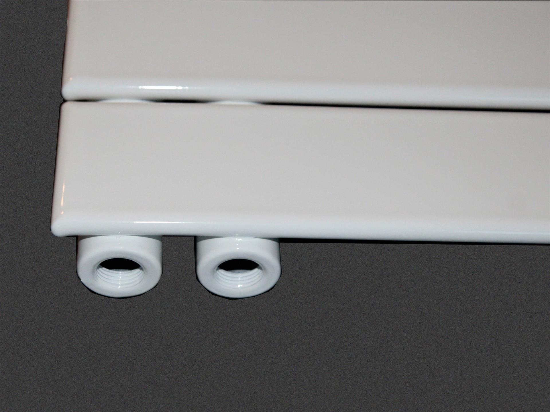 BADHEIZKÖRPER Design Chicago 1 115x50cm 525 Watt weiß SZAGATO Designheizkörper Handtuchheizkörper mit Mittelanschluss Handtuchwärmer