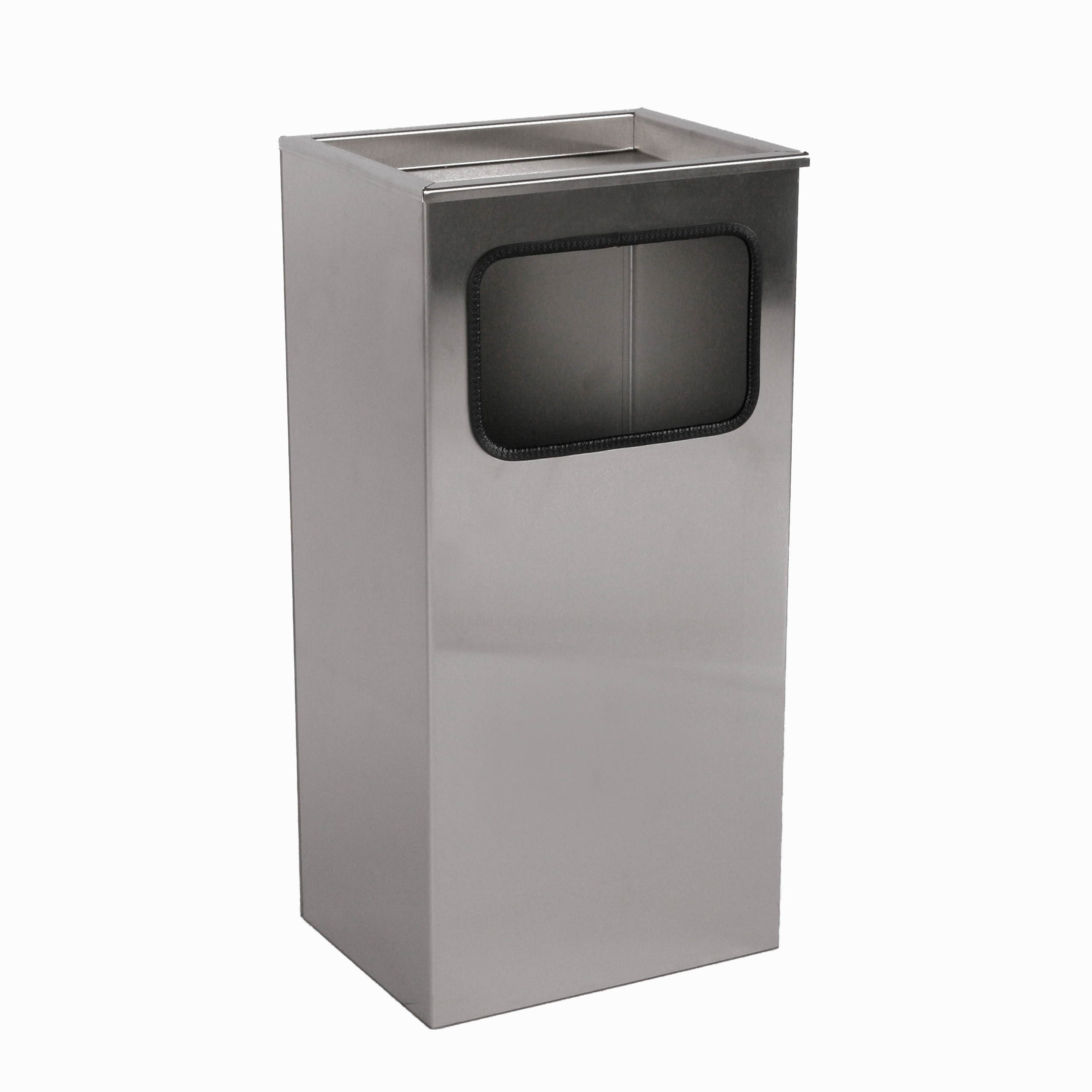 Aschenbecher mit Mülleimer Classic 62x30x23cm 12 ltr Edelstahl inkl. Inneneimer SZAGATO Standascher Aschenbecher Abfalleimer Mülleimer Aschenbecher