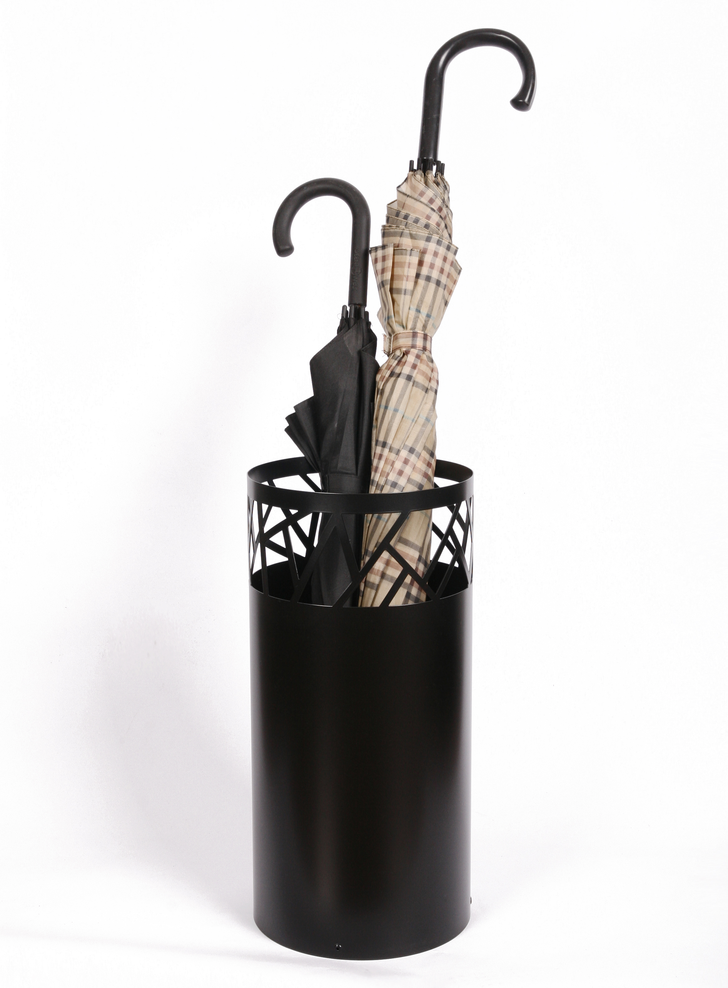 Schirmständer Design Fence 49xØ23cm schwarz SZAGATO Made in Germany moderner Regenschirmständer groß Schirmhalter Regenschirmhalter Design