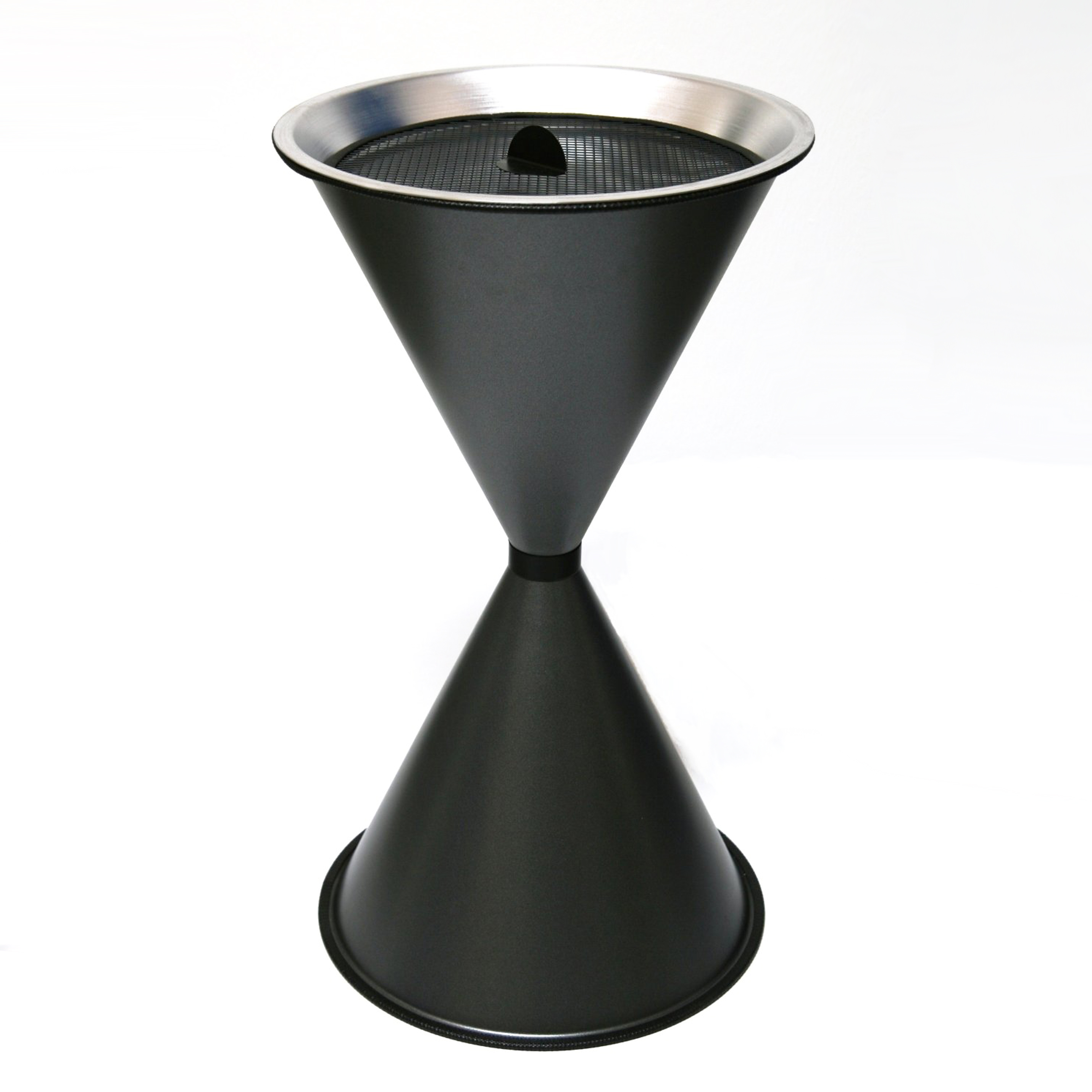 Standaschenbecher Diabola 71x40cm graphit SZAGATO Made in Germany Aschenbecher für draußen mit Deckel Standaschenbecher Stand Aschenbecher outdoor