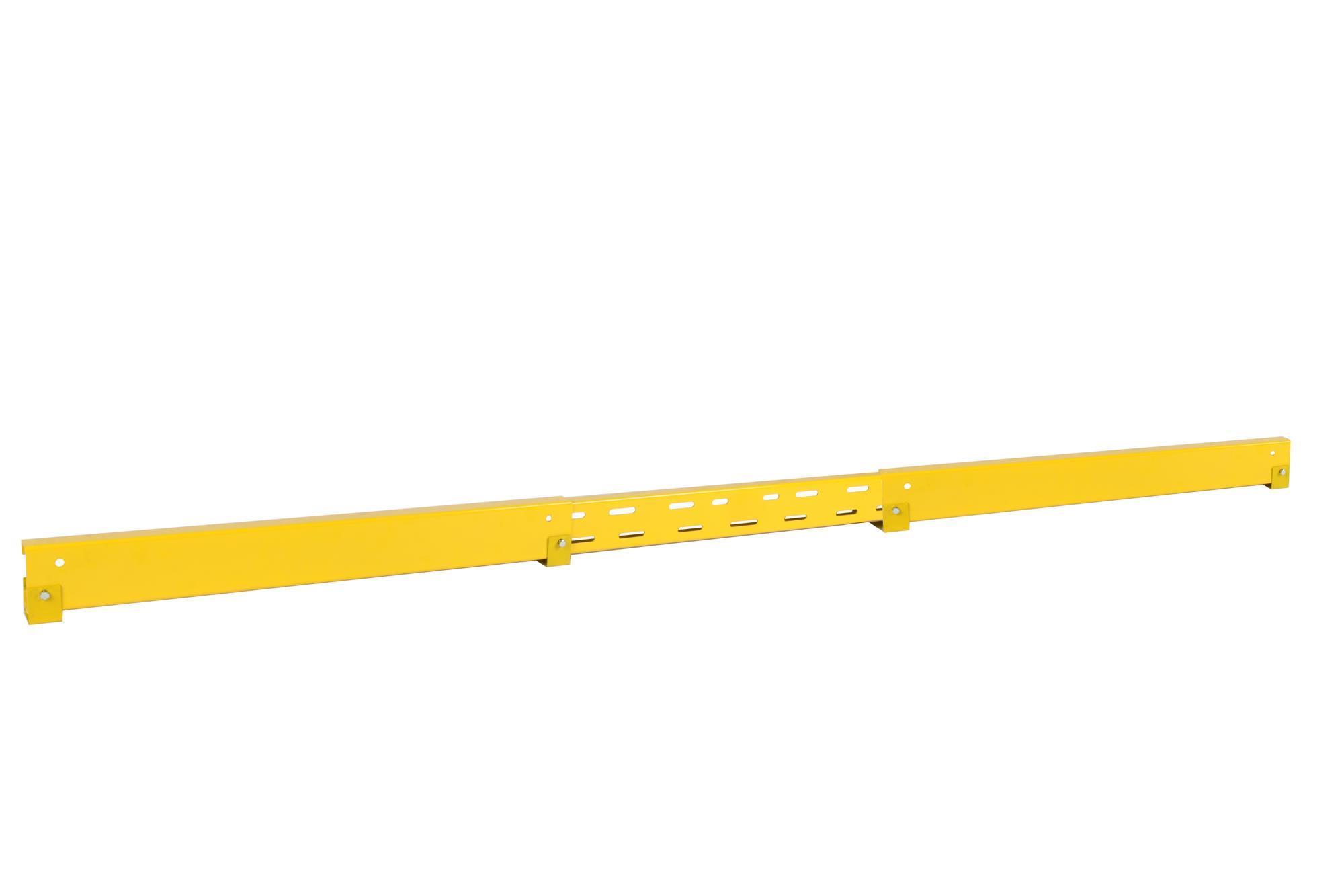 Rammschutzbalken SET (6 Stück) variable 203-300cm + 24 Dübel SZAGATO Rammschutz Balken Regal Anfahrschutz Regale Rammschutzbügel #1