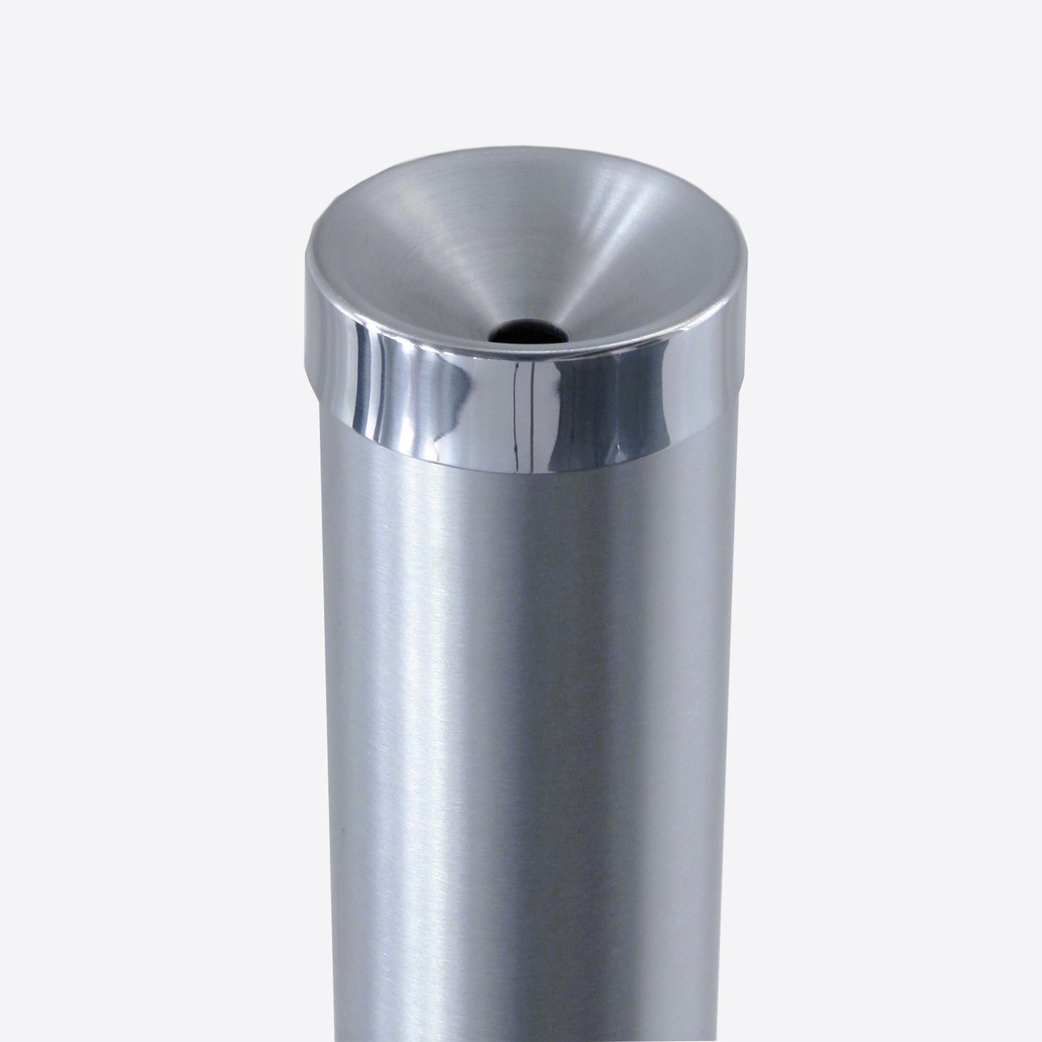 Aschenbecher Säule 81x25cm ALU SZAGATO Made in Germany Aluminium Aschenbecher groß Stand-Aschenbecher außen großer Aschenbecher stehend für draußen