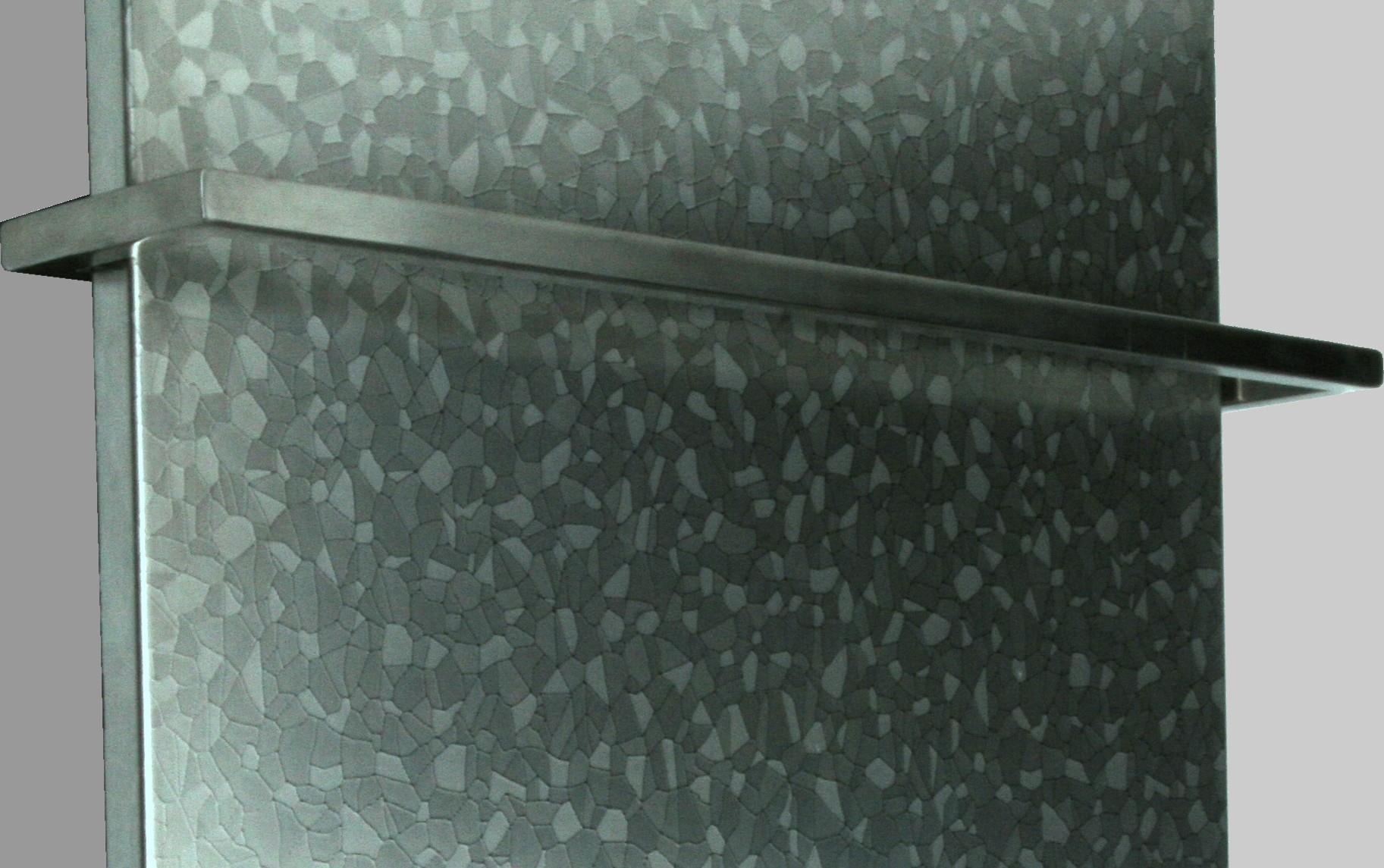 BADHEIZKÖRPER Design Austenit 2 120x47cm 799 Watt Edelstahl +1 Halter 15mm SZAGATO Designheizkörper Handtuchheizkörper Mittelanschluss Handtuchwärmer