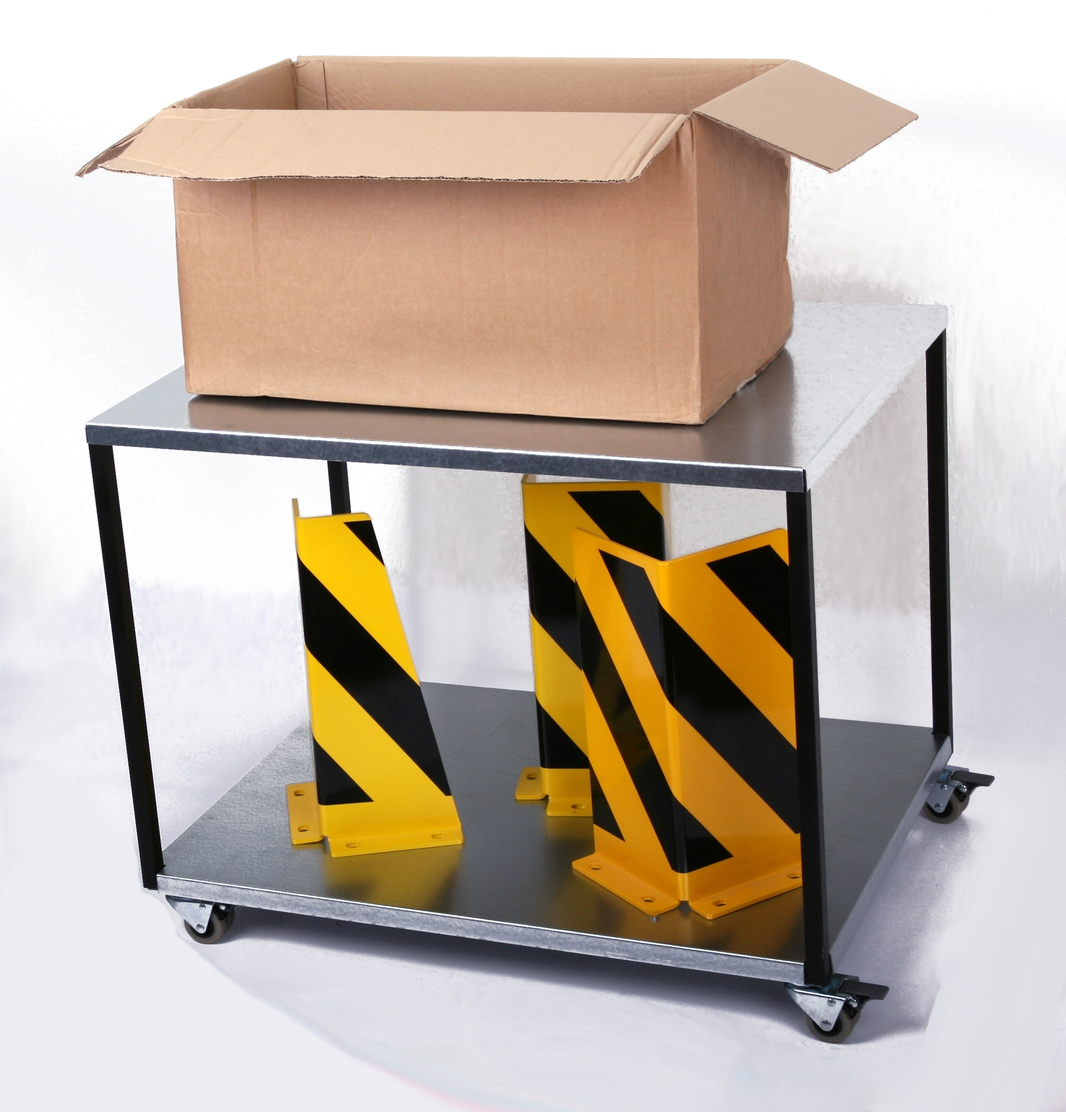 Rollwagen Packtisch BXT: 80x60cm 2 Böden verzinkt SZAGATO Transportwagen Packtisch Rollwagen Metall Transport Rollwagen Werkstatt Paketwagen Rollwagen Packtisch  2 Böden verzinkt SZAGATO Transportwagen Packtisch Rollwagen Metall Transport Rollwagen Werkstatt Paketwagen #1