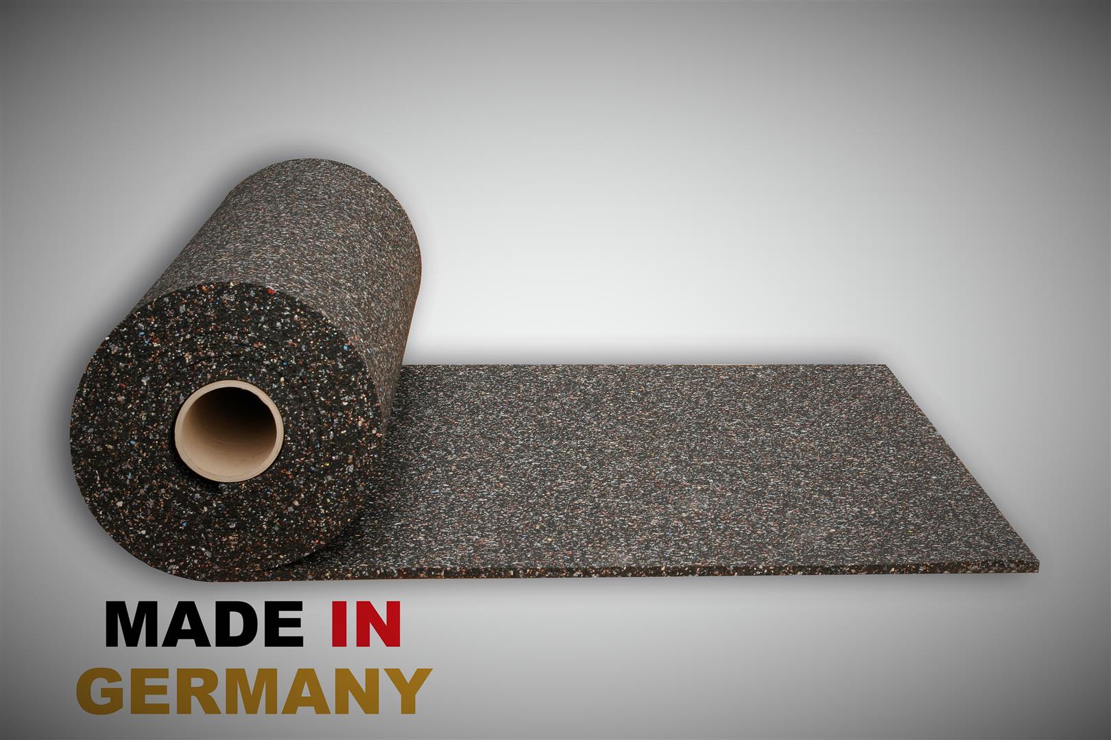 Gummimatte Anti-Vibrationsmatte 500x125x15cm SZAGATO Germany Gummigranulatmatte Antirutschmatte Bautenschutzmatte Kofferraummatte Anti-Rutschmatte