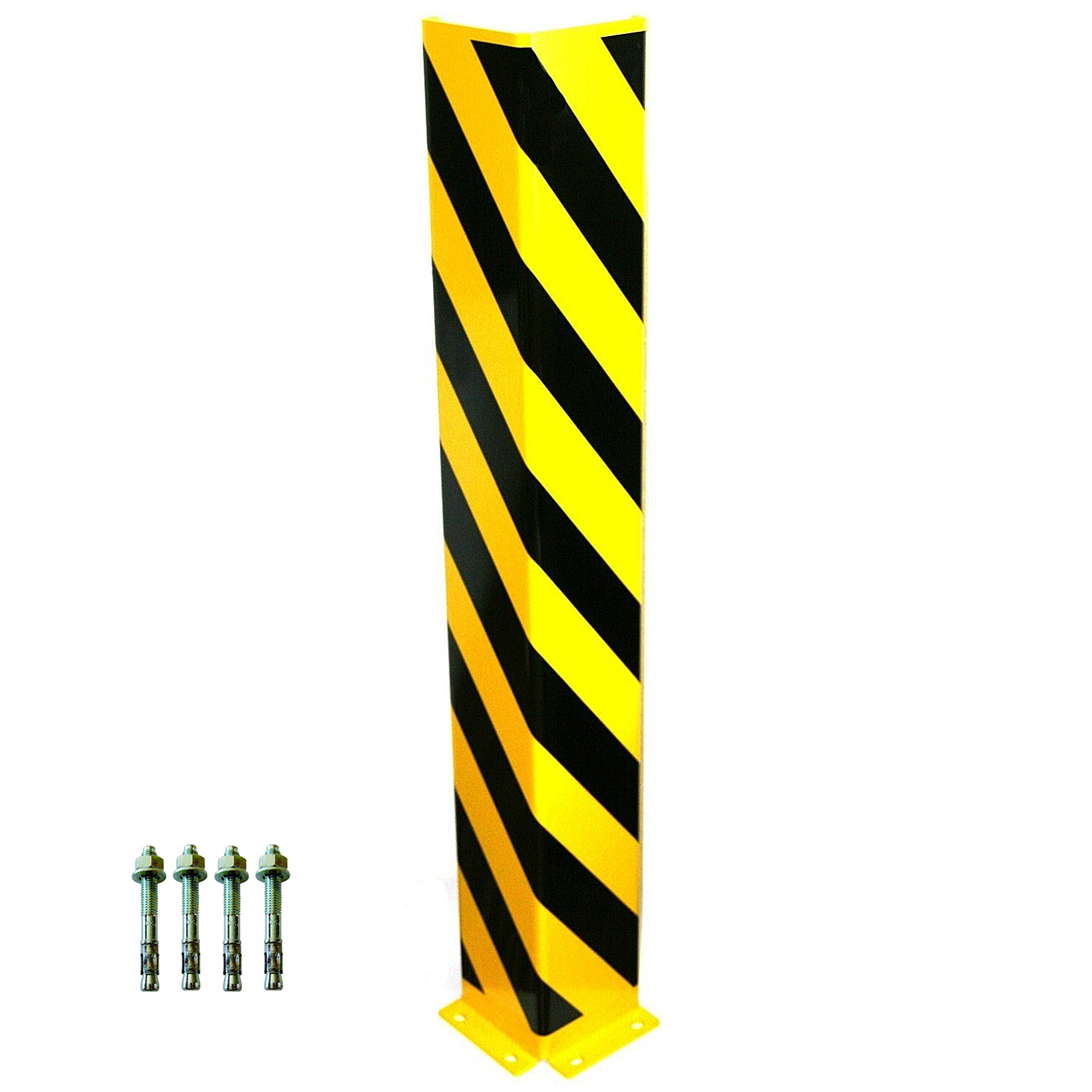 Rammschutz 1200 x165x165x6 mm U-Profil + 4 Dübel SZAGATO Regal Anfahrschutz Regale Rammschutzbügel Anfahrschutzecke Rammschutzecke Anfahrschutze