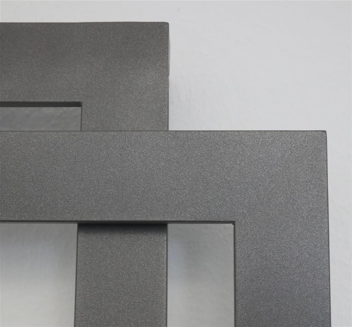 BADHEIZKÖRPER Design ART II (breite Version) 180x60cm 1019 Watt anthrazit moonstone SZAGATO Handtuchheizkörper mit Mittelanschluss Handtuchwärmer