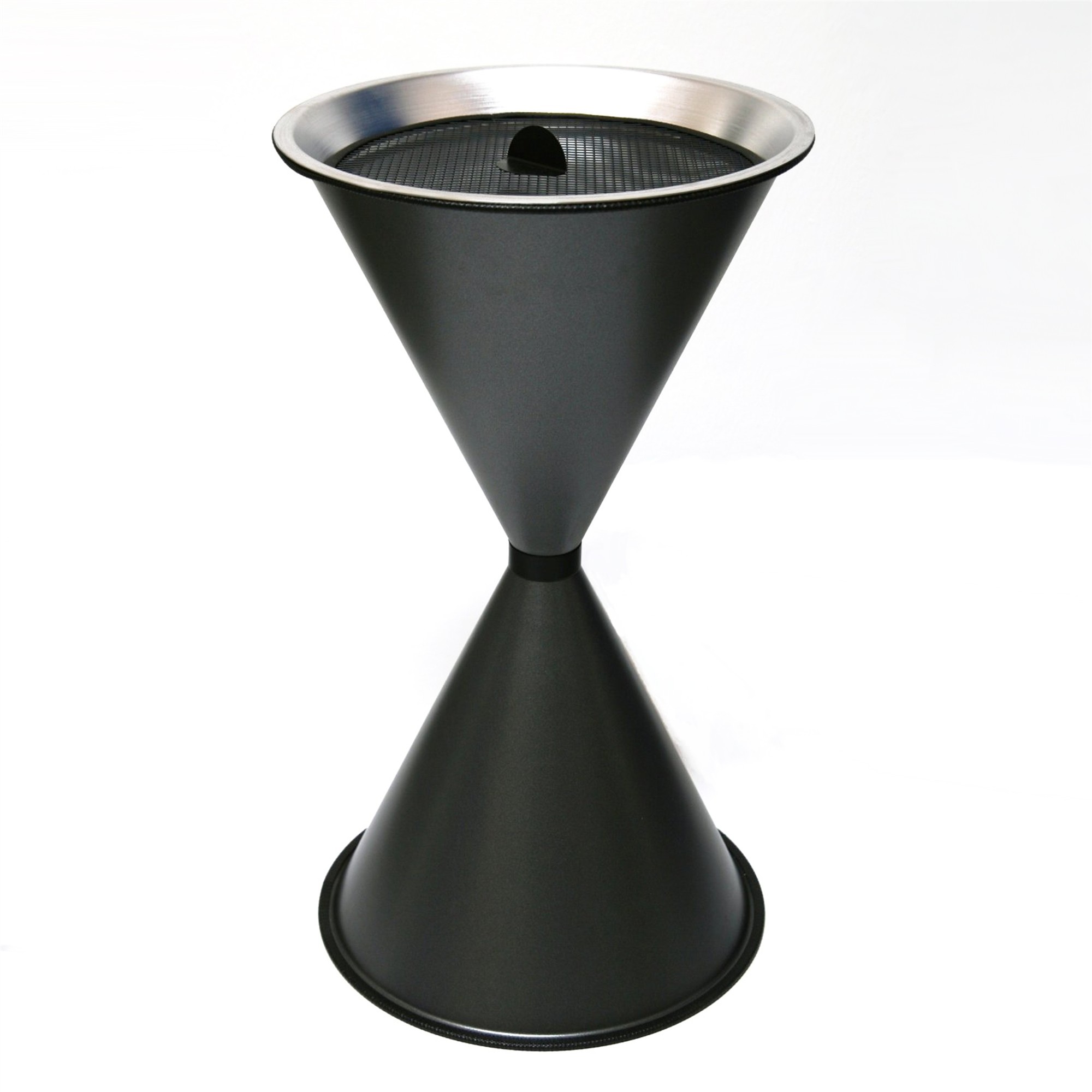 Standaschenbecher Diabola 71x40cm graphit SZAGATO Made in Germany Aschenbecher für draußen mit Deckel Standaschenbecher Stand Aschenbecher outdoor