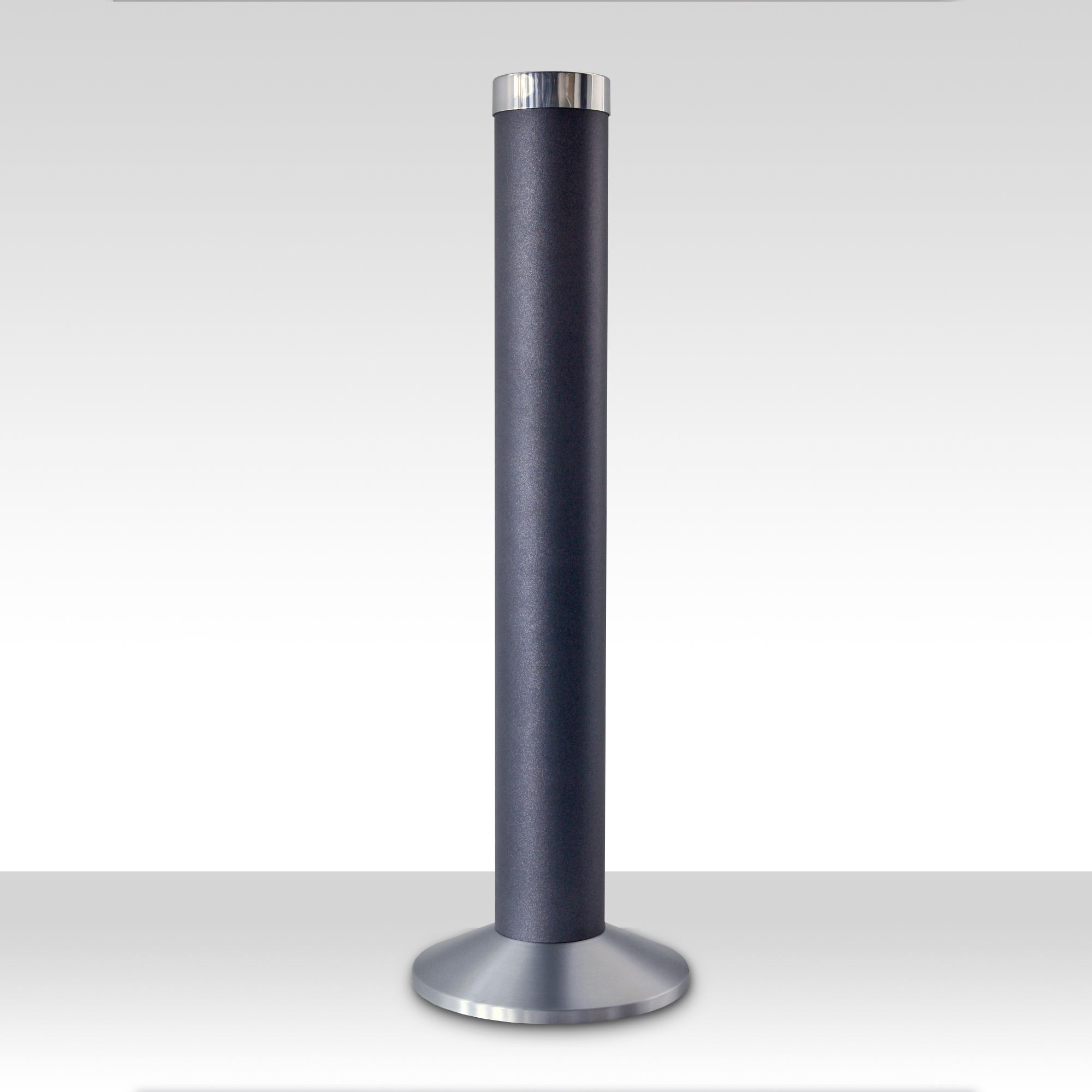 Aschenbecher Säule 81x25cm ALU anthrazit -moonstone SZAGATO Made in Germany Aschenbecher groß Stand-Aschenbecher außen großer Aschenbecher stehend