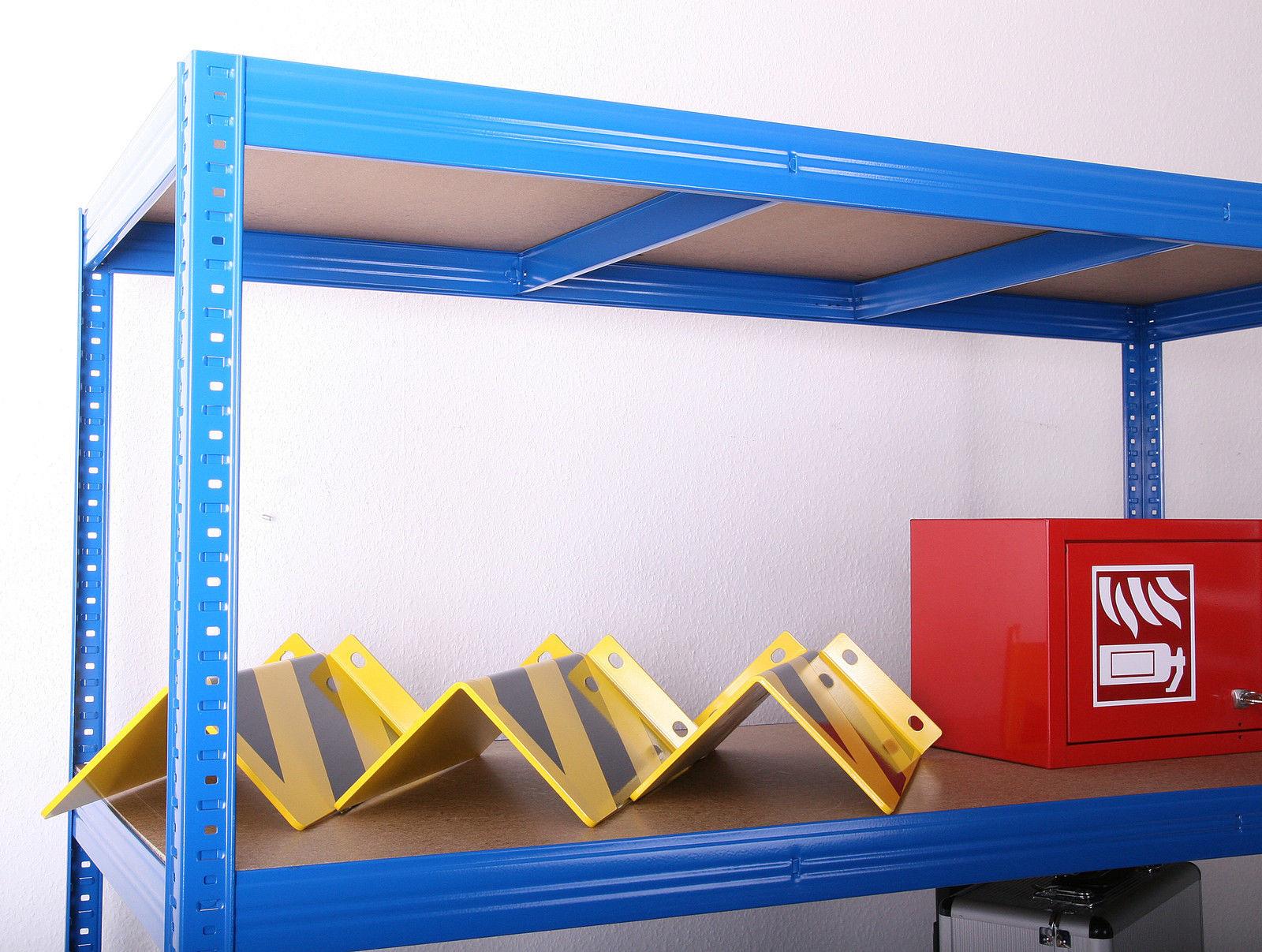 Weitspannregal 350kg Profi HxBxT 240x150x80cm SZAGATO Weitspann Regal 80 cm breit Fachbodenregal Lagerregal Schwerlastregal Regalsystem