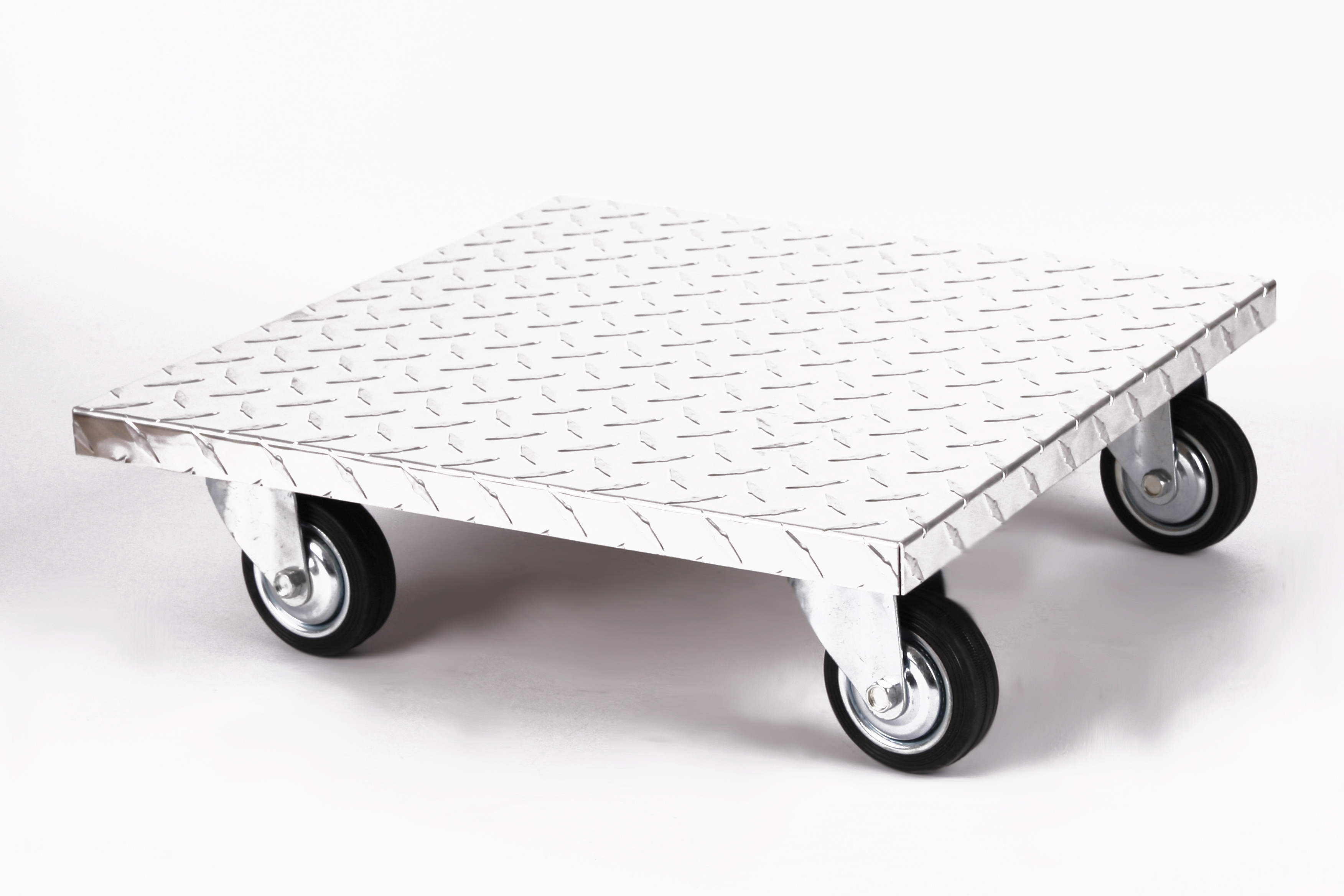 Rollbrett Pflanzenroller 40x40cm ALU 200kg große Rollen SZAGATO Made in Germany Blumenuntersetzer Möbelroller Outdoor Blumenroller Transportroller