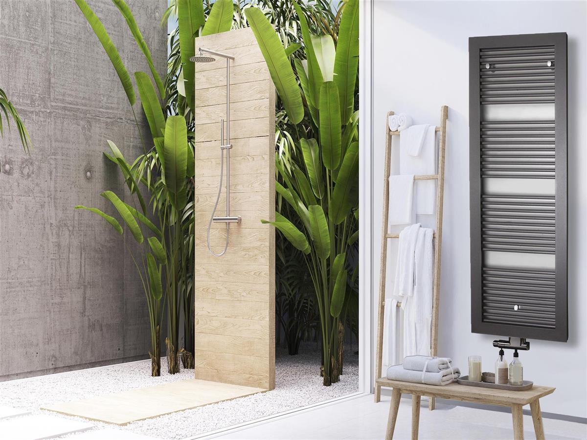 BADHEIZKÖRPER Design Window 3 177x60cm 1224 Watt anthrazit moonstone SZAGATO Designheizkörper Handtuchheizkörper mit Mittelanschluss Handtuchwärmer