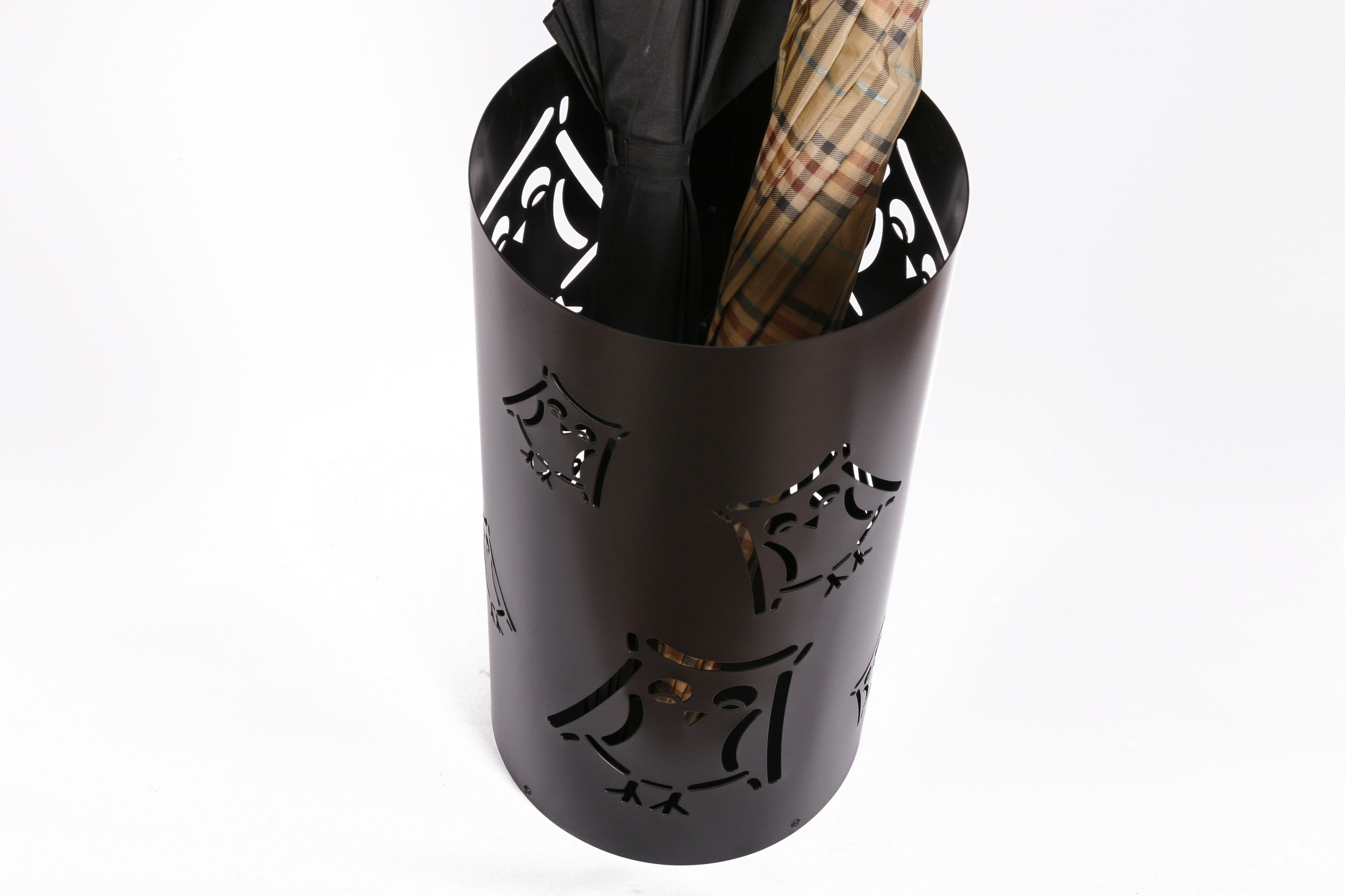 Schirmständer Design Eule 49xØ23cm schwarz SZAGATO Made in Germany moderner Regenschirmständer groß Schirmhalter Regenschirmhalter Design Schirmständer Design Eule 49xØ23cm schwarz SZAGATO Made in Germany moderner Regenschirmständer groß Schirmhalter Regenschirmhalter Design